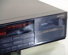 Vintage JVC TD-W660J Recordable Stereo Double Cassette Tape Deck Complete with Remote and Audio Video Cables -... N2