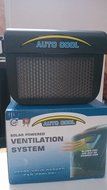 3W Solar Powered Car auto cool fan Air Vent Solar power Fan Black N4