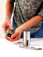 Apollo Chef Stainless Steel Manual Coffee Grinder and Mill N6