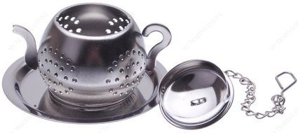 Kafuh FJT019 Stainless Steel Push Style Ball Tea Infuser N7