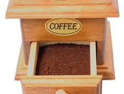 Manual Cast Iron Coffee Bean Grinder with Drawer N10