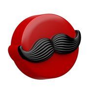 SpinningLeaf Mustache Sandwich Cookie Mold N3