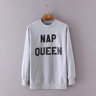Pullover Tops,Morecome Women Ladies Letter Print Long Sleeve Sweatshirt Loose Blouse N64