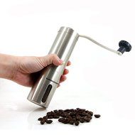 Kobblestone Manual Ceramic Burr Coffee Grinder Including Spoon - Mini Portable Coffee Bean Mill Stainless Steel... N6