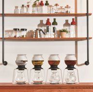 HARIO Tea Dripper 'Largo' Stand Set 800ml TDR-8006T N2