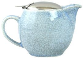 ZEROJAPAN 15oz Round Teapot with SLS Lid and Infuser (Turquoise) N14