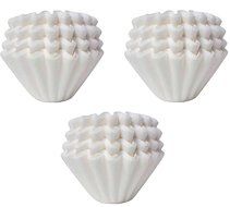 [3 Sets!] Kalita Wave Series Wave Filter 185[2-4 Persons] White.100 Pieces #22199 Japan Import)