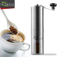 Manual Coffee Grinder, Premium Stainless Steel, Acrylic Glass, Ceramic Burr Grinder, Durable Coffee &amp; Spice Mill... N6