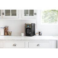 BELLA 13726 Diamonds Collection 12-Cup Programmable Coffee Maker, White N3