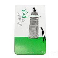 Saver Creative Bookmark with Paris Pisa London NY Statue Souvenir Gift