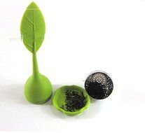 1PCS New Silicone Stainless steel Tea Leaf Strainer Herbal Spice Infuser Tea Filter