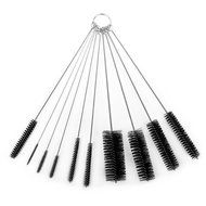 8 Inch Nylon Tube Brush Cleaning Set with Wire Loop Handle ( 10 pieces ) N2