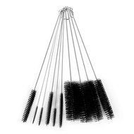 8 Inch Nylon Tube Brush Cleaning Set with Wire Loop Handle ( 10 pieces ) N3