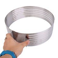 Adjustable 9.5-12 Inch Mousse Layered Cake Mold Baking Ring N5
