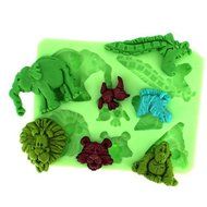 Longzang Animals Set F0313 Fondant Silicone Sugar Craft Mold