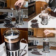 French Press 34 OZ &ndash; This Coffee Press Features A Stainless Steel Coffee Plunger And Carafe Holder Making This... N5
