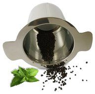 Premium Loose Tea Infuser - Extra Fine Mesh Stainless Steel Strainer - Multi Cup Filter with Coaster Drip Tray... N9