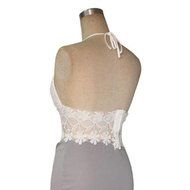 Bra Top ，Beautyvan Comfortable Women Lace Crochet Halter Crop Tank Summer Beach Tops Blouse (XL, White) N6