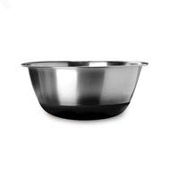 Amco Stainless Steel Mixing Bowl with Non-Skid Silicone Bottom, 6-1/2-Quart N2