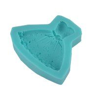 Yosoo 3d Wedding Princess Dress DIY Silicone Bakeware Mold Cake Mold Chocolate Mold (3 Pcs) N4