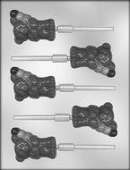 CK Products Bear with Balloons Sucker Chocolate Mold