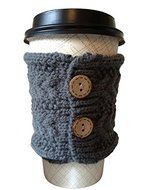 Hug Your Mug Cup Cozy, Reusable Coffee Sleeve Hand Protector Drink Grip for Paper Cups N5