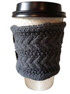 Hug Your Mug Cup Cozy, Reusable Coffee Sleeve Hand Protector Drink Grip for Paper Cups N6