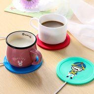 Beauty Clubs Silicone Heat Warmer Heater Milk Tea Coffee Mug Hot Drinks Beverage Cup (Red) N6