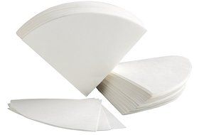 Chemex FC-100 Bonded White Circular Coffee Filters (100 Filters) with Free FOXGALLERY Coffee Guide N3