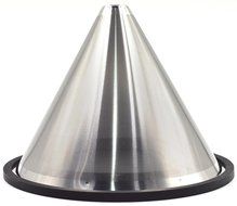 YC-Houseware Pour Over Coffee Filter Tiny Holes Stainless Steel Cone Coffee Dripper Fits Various Pot, Cups, Mugs N3