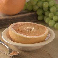 Carlisle 4352925 Dallas Ware Melamine Grapefruit Bowl, 10 oz. Capacity, 5.95 x 1.54&quot;, Tan (Case of 48) N5