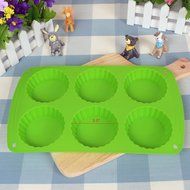 Webake 6-Cavity Cake Mold for Homemade Tart, Bundt, Cheesecake, Pudding, Jello, and More N12