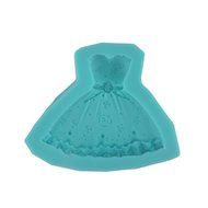 Yosoo 3d Wedding Princess Dress DIY Silicone Bakeware Mold Cake Mold Chocolate Mold (3 Pcs) N5