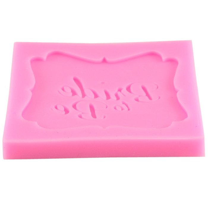 Mujiang Bride to Be Silicone Gumpaste Sugar Chocolate Fondant Molds N4