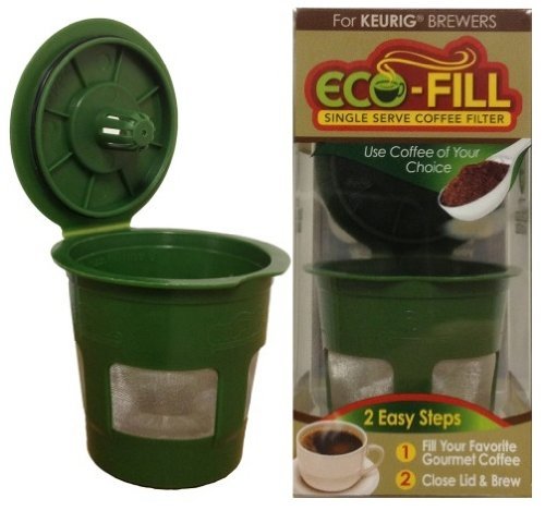 Eco-Fill Reusable Coffee Filter for Single Serve K-Cup Coffee Brewers