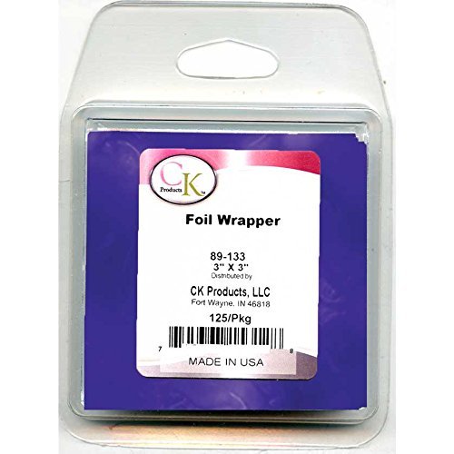 CK Products Foil Wrappers, 3" x 3", Dark Blue