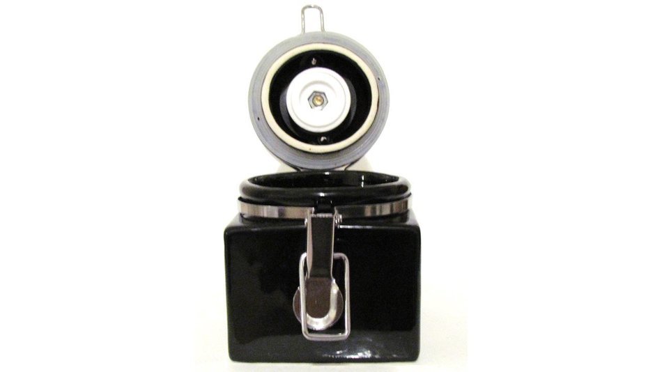 CoffeeWerks "Vintage Cafe" Manual Ceramic Burr Coffee Grinder (Black)