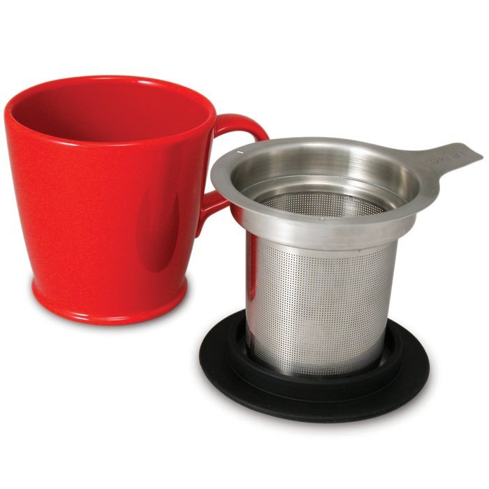 FORLIFE Brew-in-Mug Extra-Fine Tea Infuser with Lid N7