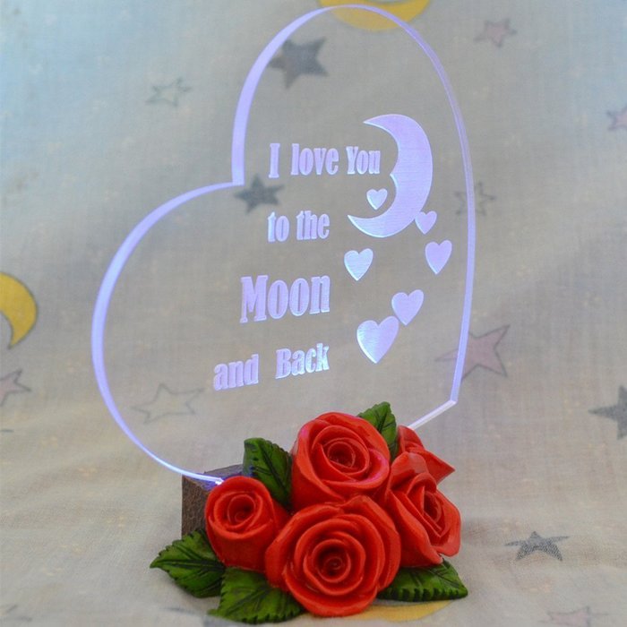 Gift Garden Heart Shaped LED Light N26
