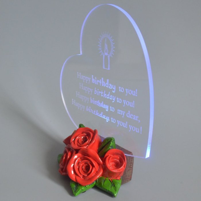 Gift Garden Heart Shaped LED Light N28