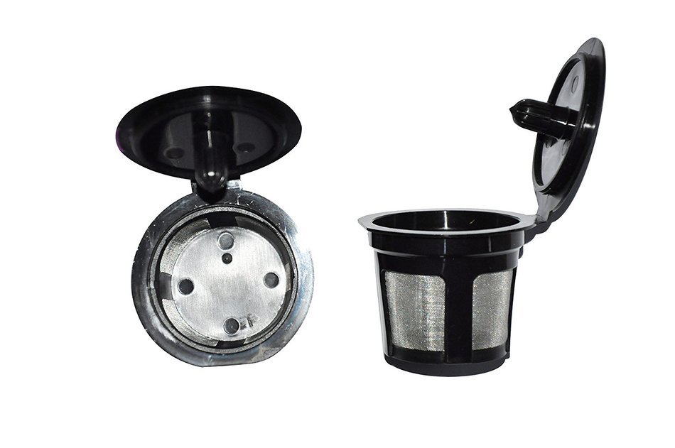 EcoSave Reusable K Carafe And K-Cups Filter Combo Set for Keurig 2.0 - K200, K300, K400, K500 Series N2