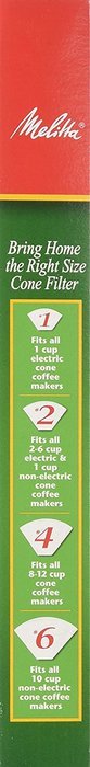 No. 4 Cone Coffee Filter in White (40 count) N3