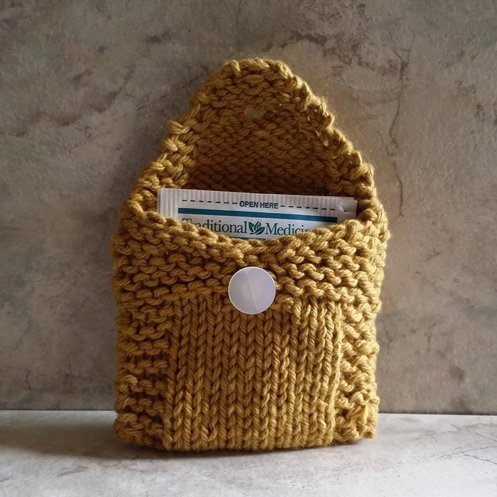 Dijon Mustard colored Tea Bag Holder N5