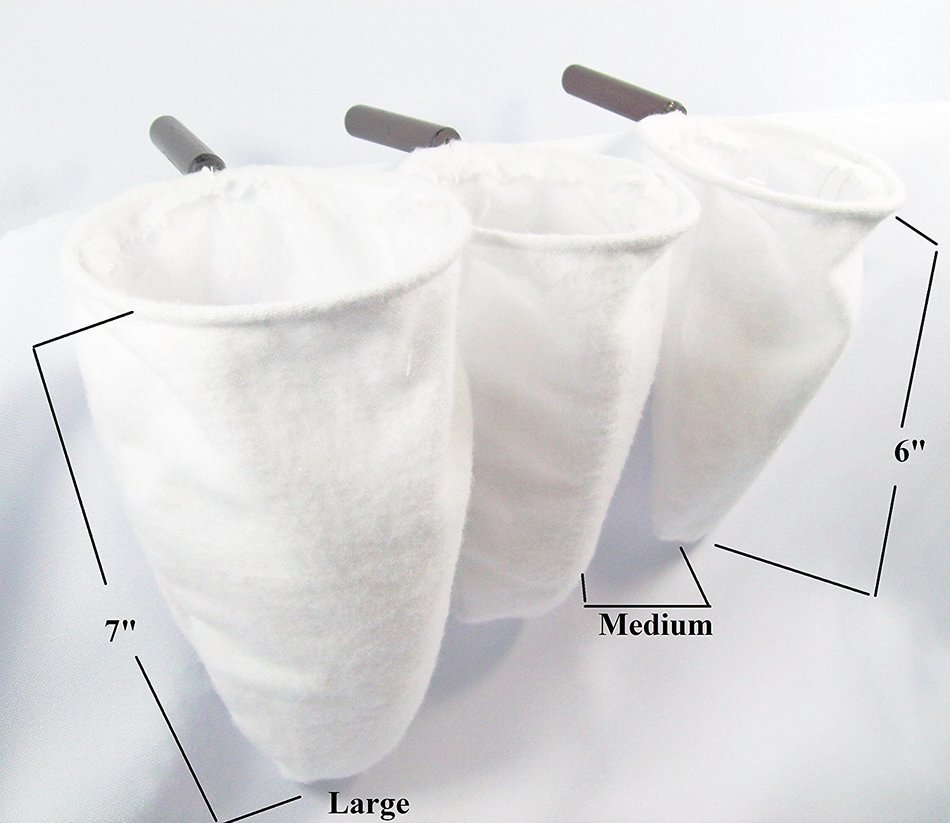 Ticoland Colador (Bolsa),Costa Rica Handmade Reusable Flannel Cloth Coffee Filter,Coffee Sock with Wooden Handle... N7