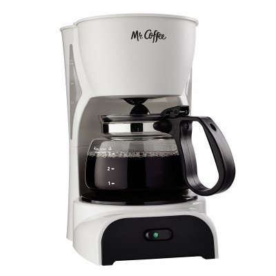 Sunbeam DR4-NP Pause 'N Serve Coffeemaker, 4 Cup, White N2