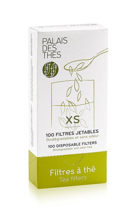 Tea Filters For Loose Leaf Tea - Disposable Paper Filters For Individual Cups Of Tea (100-pk) (XS - 1 Serving) N4