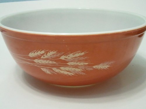 Vintage Pyrex Autumn Harvest Nesting Mixing Bowl 4 Qt N2