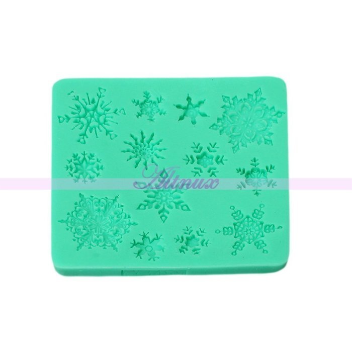 Generic Silicone Snowflake Mould Lace Fondant Cake Sugercraft Pastry Baking Tools N3