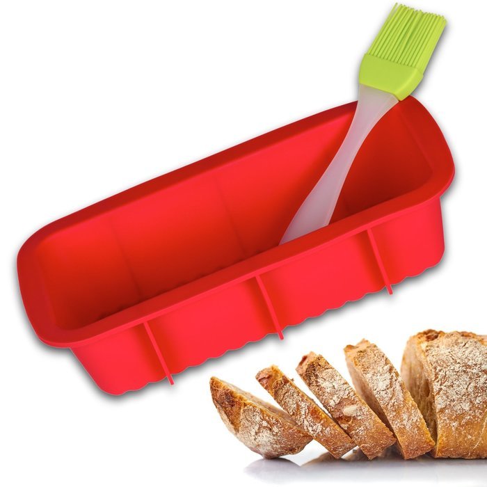 Bread Pan - Best Bakeware for Baking Loaf and Large Cakes - Includes a Free Basting Brush - Commercial Grade Non... N4