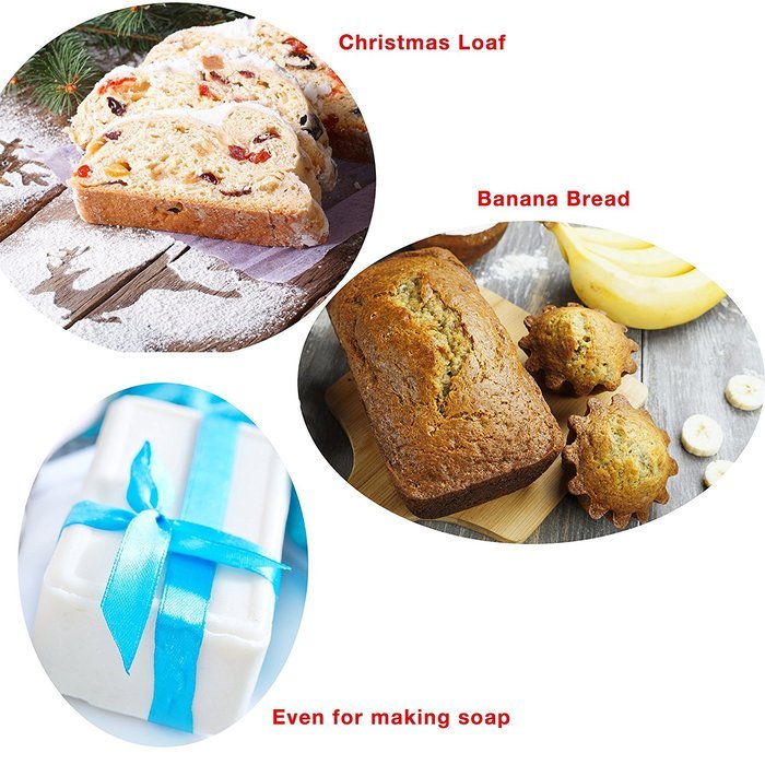 Bread Pan - Best Bakeware for Baking Loaf and Large Cakes - Includes a Free Basting Brush - Commercial Grade Non... N5